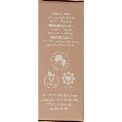 La Saponaria Zeep roos shea butter bio 100 Gram - DrogistWereld