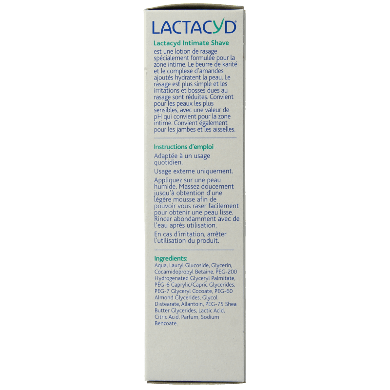 Lactacyd Intimate shave 200 Milliliter - DrogistWereld