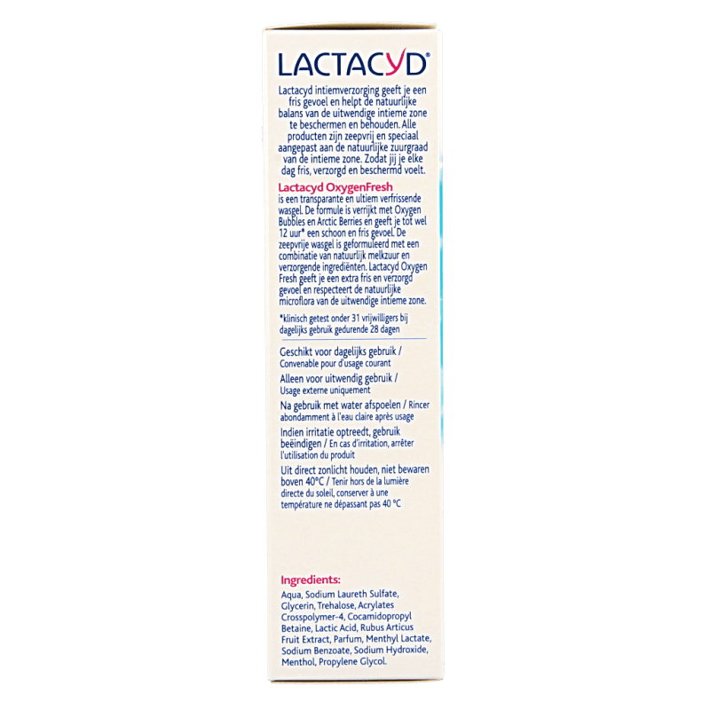 Lactacyd Oxygen fresh intiem wash 200 Milliliter - DrogistWereld