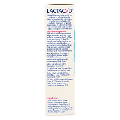 Lactacyd Oxygen fresh intiem wash 200 Milliliter - DrogistWereld