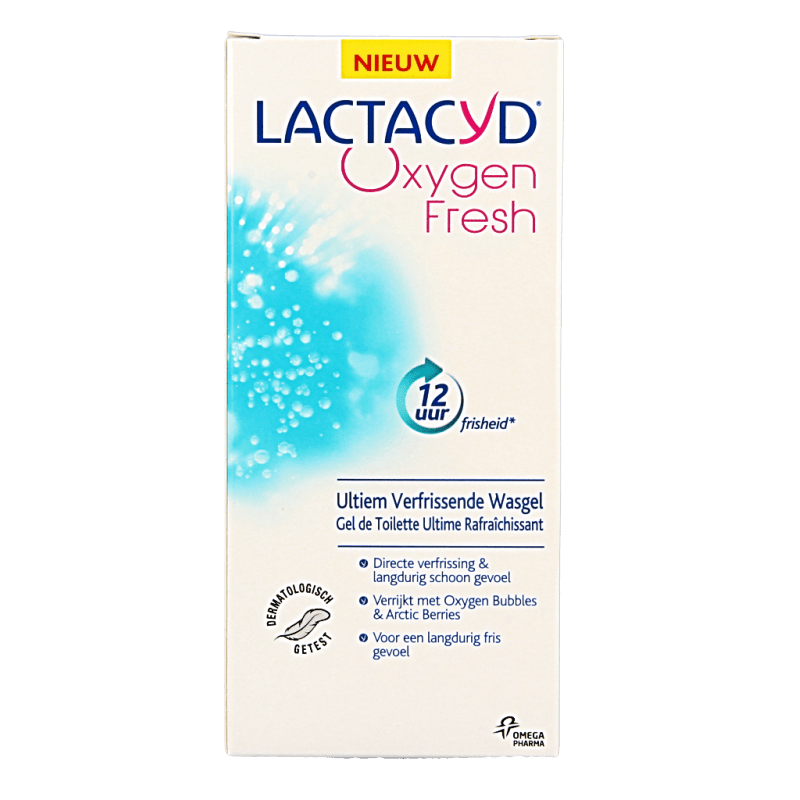 Lactacyd Oxygen fresh intiem wash 200 Milliliter - DrogistWereld