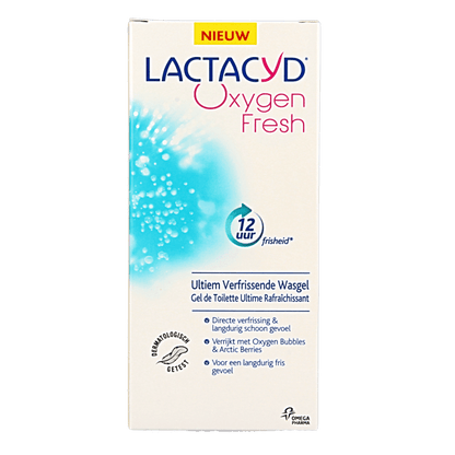 Lactacyd Oxygen fresh intiem wash 200 Milliliter - DrogistWereld