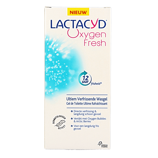 Lactacyd Oxygen fresh intiem wash 200 Milliliter - DrogistWereld