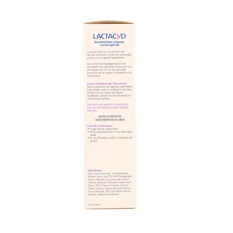 Lactacyd Wasemulsie kalmerend 250 Milliliter - DrogistWereld