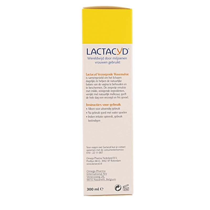 Lactacyd Wasemulsie verzorgend 300 Milliliter - DrogistWereld