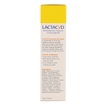 Lactacyd Wasemulsie verzorgend 300 Milliliter - DrogistWereld