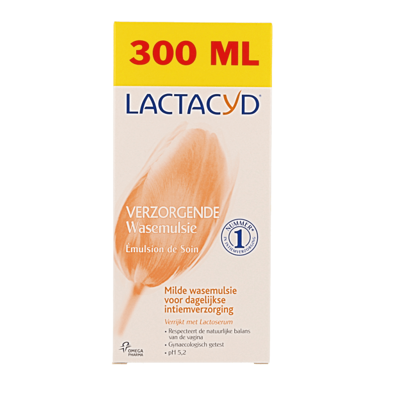Lactacyd Wasemulsie verzorgend 300 Milliliter - DrogistWereld