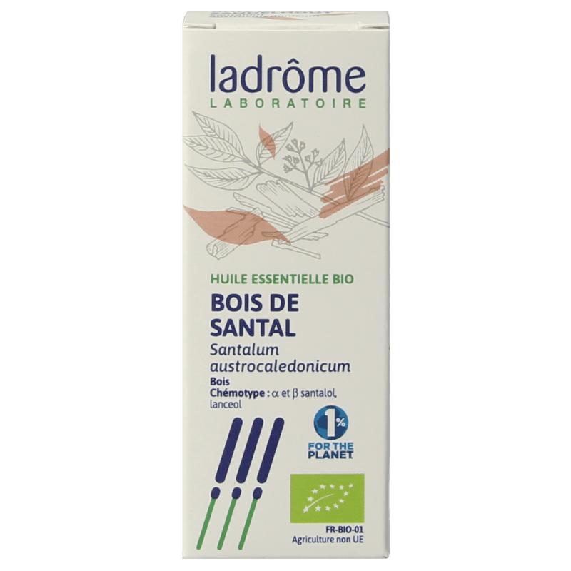 Ladrome Sandelhout olie bio 5 Milliliter - DrogistWereld