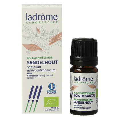 Ladrome Sandelhout olie bio 5 Milliliter - DrogistWereld