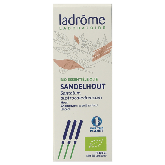 Ladrome Sandelhout olie bio 5 Milliliter - DrogistWereld