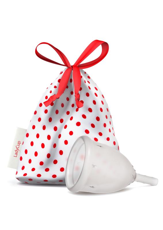 Ladycup Menstruatiecup transparant maat S 40mm 1 Stuks - DrogistWereld