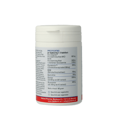 Lamberts Glucosamine compleet 120 Tabletten - DrogistWereld