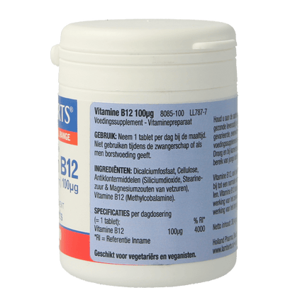 Lamberts Vitamine B12 100mcg 100 Tabletten - DrogistWereld