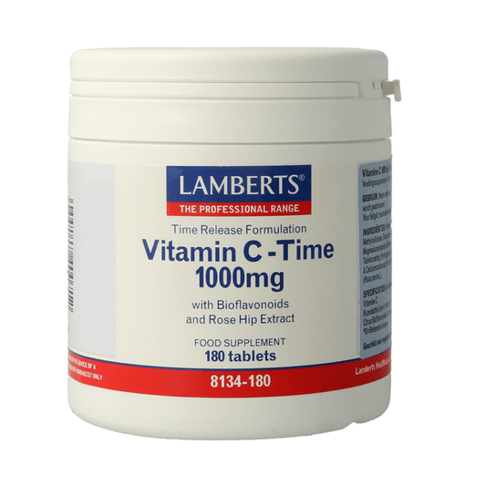 Lamberts Vitamine C 1000 Time release & bioflavonoiden 180 Tabletten - DrogistWereld