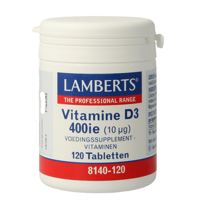 Lamberts Vitamine D3 400IE/10mcg 120 Tabletten - DrogistWereld
