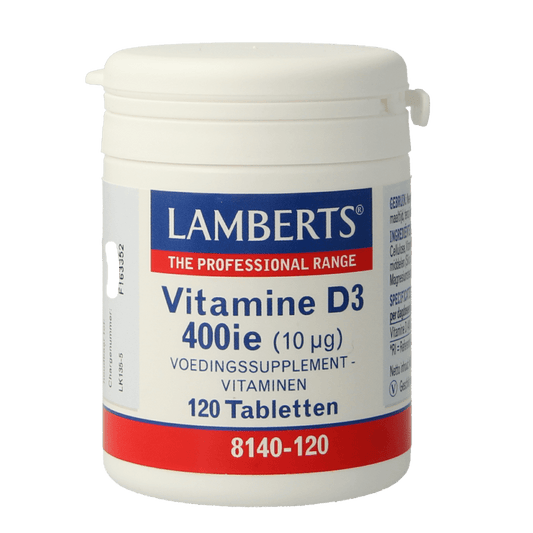 Lamberts Vitamine D3 400IE/10mcg 120 Tabletten - DrogistWereld