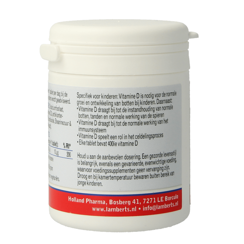 Lamberts Vitamine D3 400IE/10mcg 120 Tabletten - DrogistWereld