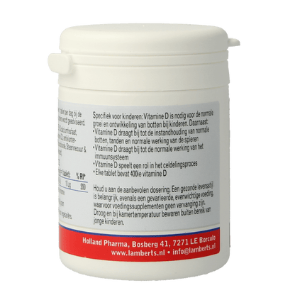 Lamberts Vitamine D3 400IE/10mcg 120 Tabletten - DrogistWereld