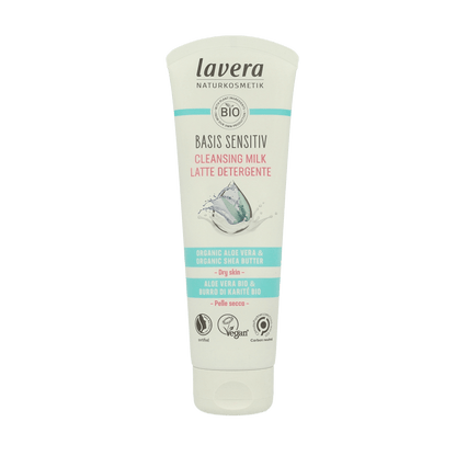 Lavera Basis Sensitive cleansing milk 125 Milliliter - DrogistWereld