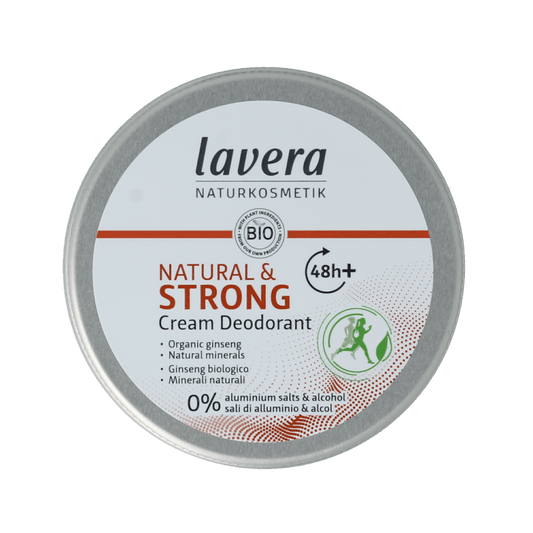 Lavera Deodorant creme/cream natural & strong bio 50 Milliliter - DrogistWereld