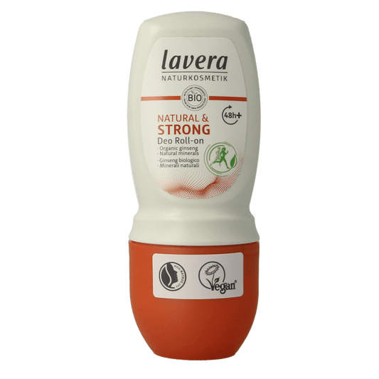 Lavera Deodorant roll - on natural & strong bio 50 Milliliter - DrogistWereld