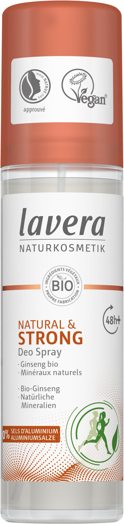 Lavera Deodorant spray natural & strong bio 75 Milliliter - DrogistWereld