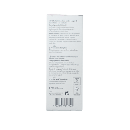 Lavera Eye cream illuminating 15 Milliliter - DrogistWereld
