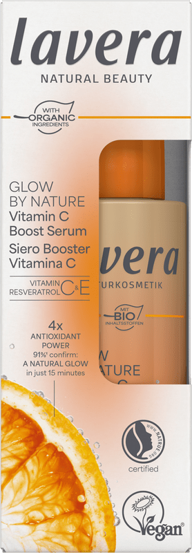 Lavera Glow by nature vitamine C booster serum 30 Milliliter - DrogistWereld