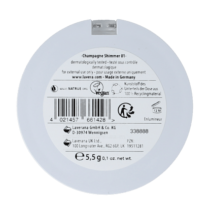 Lavera Highlighter champagne shimmer 01 bio 5.5 Gram - DrogistWereld