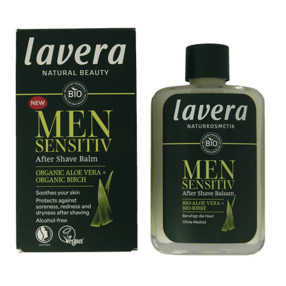 Lavera Men sensitiv aftershave balm bio 100 Milliliter - DrogistWereld