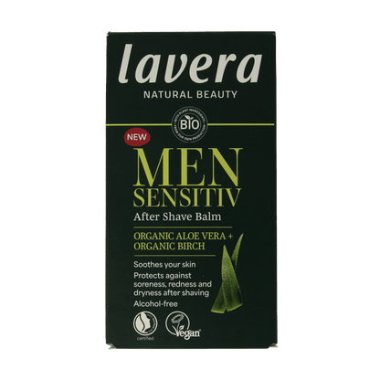Lavera Men sensitiv aftershave balm bio 100 Milliliter - DrogistWereld