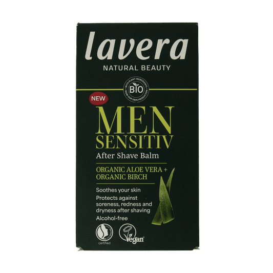 Lavera Men sensitiv aftershave balm bio 100 Milliliter - DrogistWereld