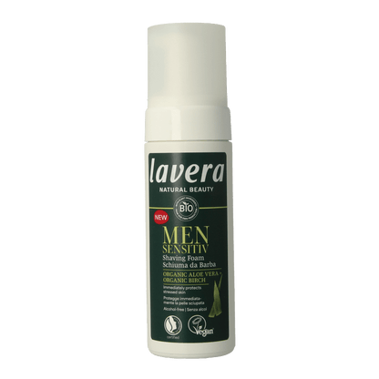 Lavera Men sensitiv shaving foam bio 150 Milliliter - DrogistWereld