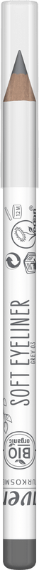 Lavera Soft eyeliner grey 03 bio 1 Stuks - DrogistWereld