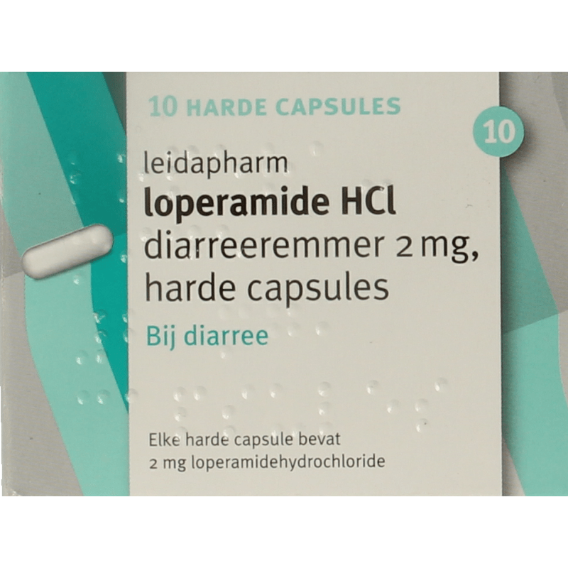 Leidapharm Loperamide 2mg 10 Capsules - DrogistWereld
