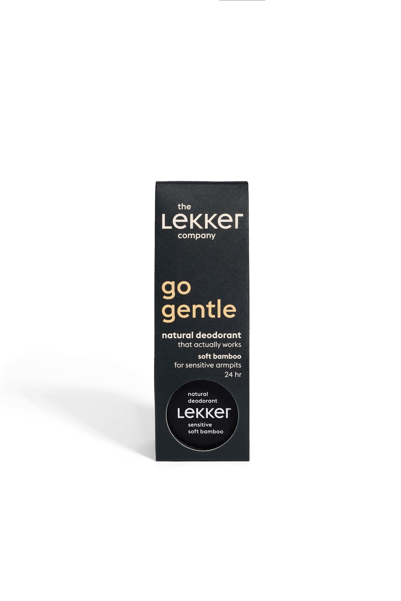 Lekker Company Deodorant natural soft bamboo sensitive skin 30 Gram - DrogistWereld