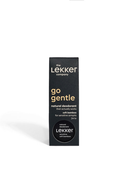 Lekker Company Deodorant natural soft bamboo sensitive skin 30 Gram - DrogistWereld