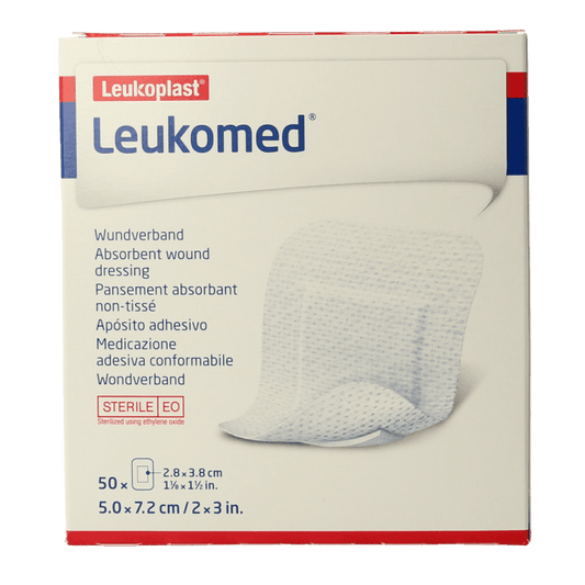Leukomed Wondverband 7.2 x 5cm steriel 50 Stuks - DrogistWereld