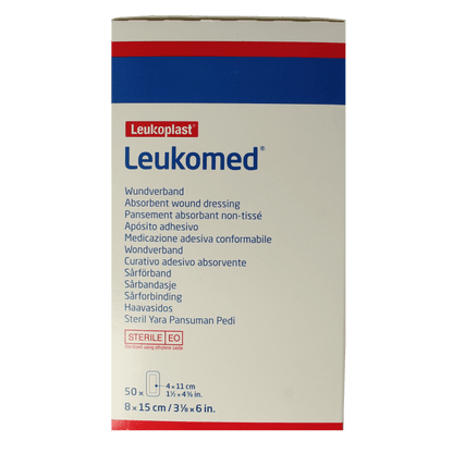 Leukomed Wondverband 8.0 x 15cm steriel 50 Stuks - DrogistWereld