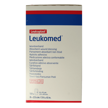 Leukomed Wondverband 8.0 x 15cm steriel 50 Stuks - DrogistWereld