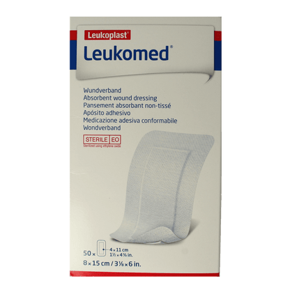 Leukomed Wondverband 8.0 x 15cm steriel 50 Stuks - DrogistWereld