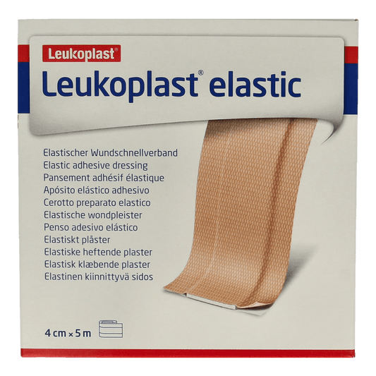 Leukoplast Elastic wondsnelverband 5m x 4cm 1 Stuks - DrogistWereld
