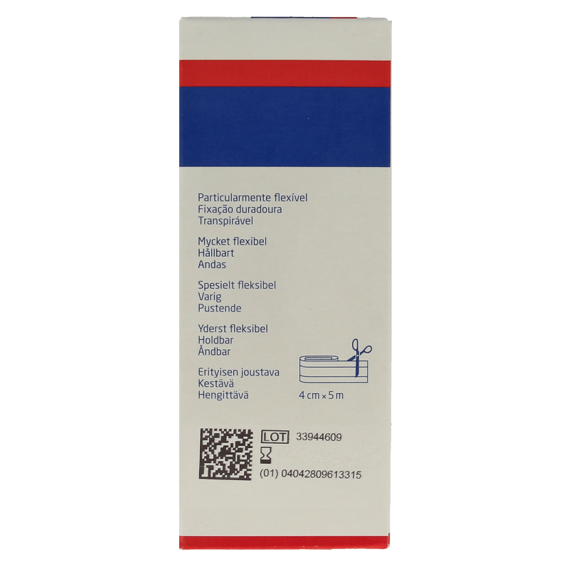 Leukoplast Elastic wondsnelverband 5m x 4cm 1 Stuks - DrogistWereld