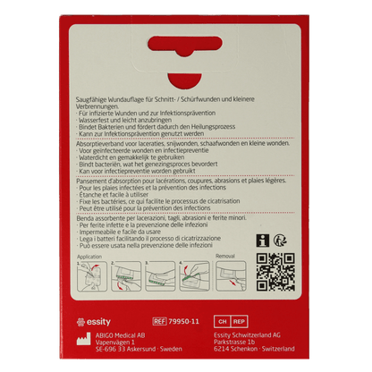 Leukoplast Hechtpleister leukomed sorbact 8 x 10cm 3 Stuks - DrogistWereld