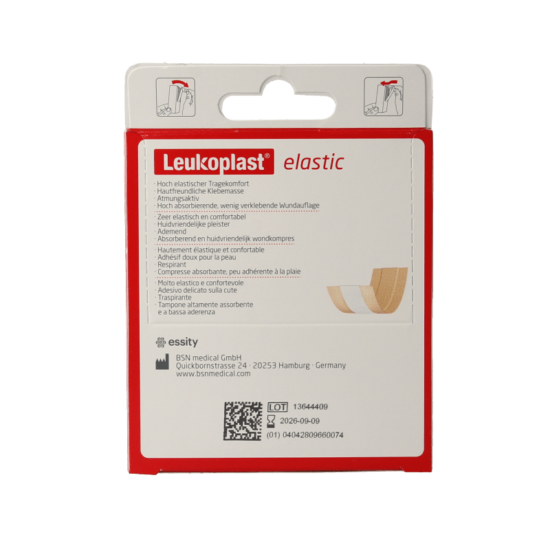 Leukoplast Pleister elastic 1m x 8cm 1 Rol - DrogistWereld
