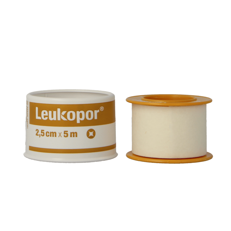 Leukopor Hechtpleister 5m x 2.50cm 1 Stuks - DrogistWereld