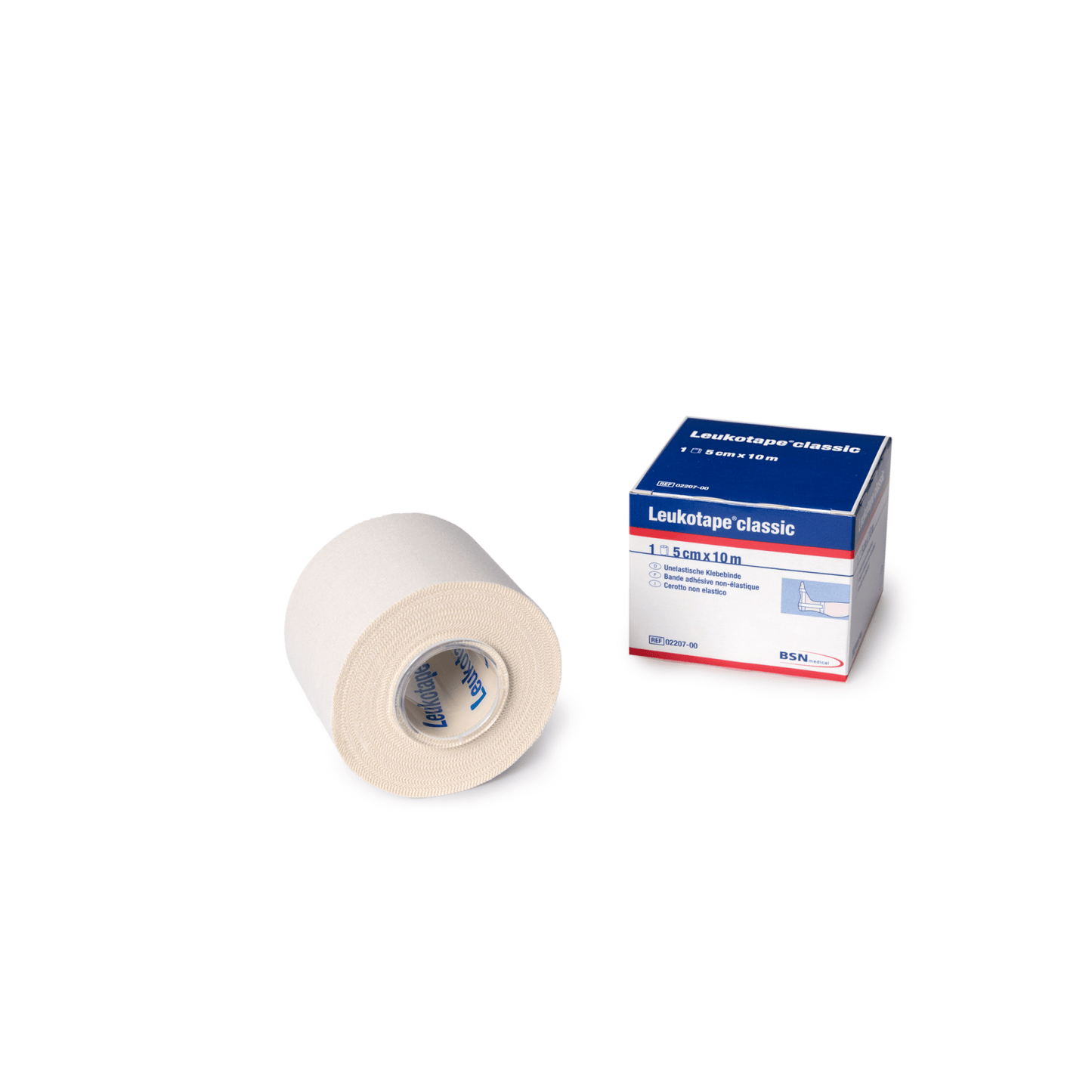 Leukotape Classic 10m x 3.75cm wit 1 Stuks - DrogistWereld