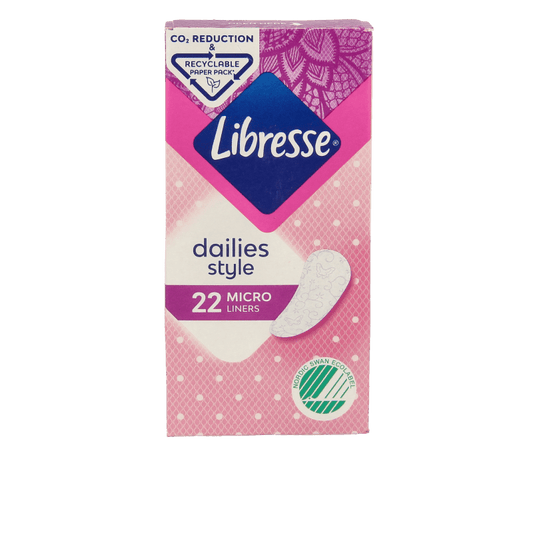 Libresse Inlegkruisjes micro 22 Stuks - DrogistWereld