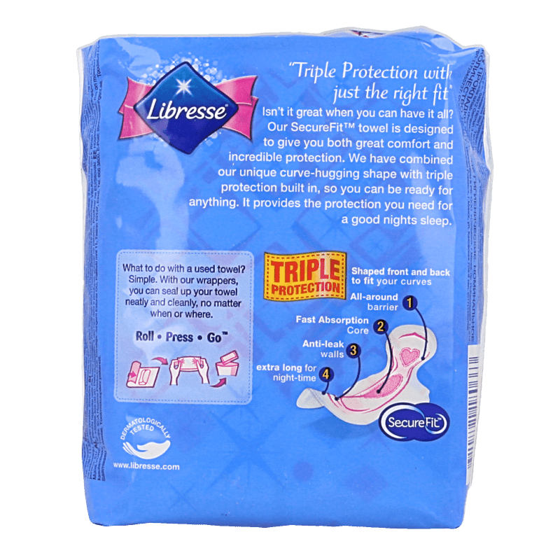 Libresse Ultra thin goodnight wings 10 Stuks - DrogistWereld