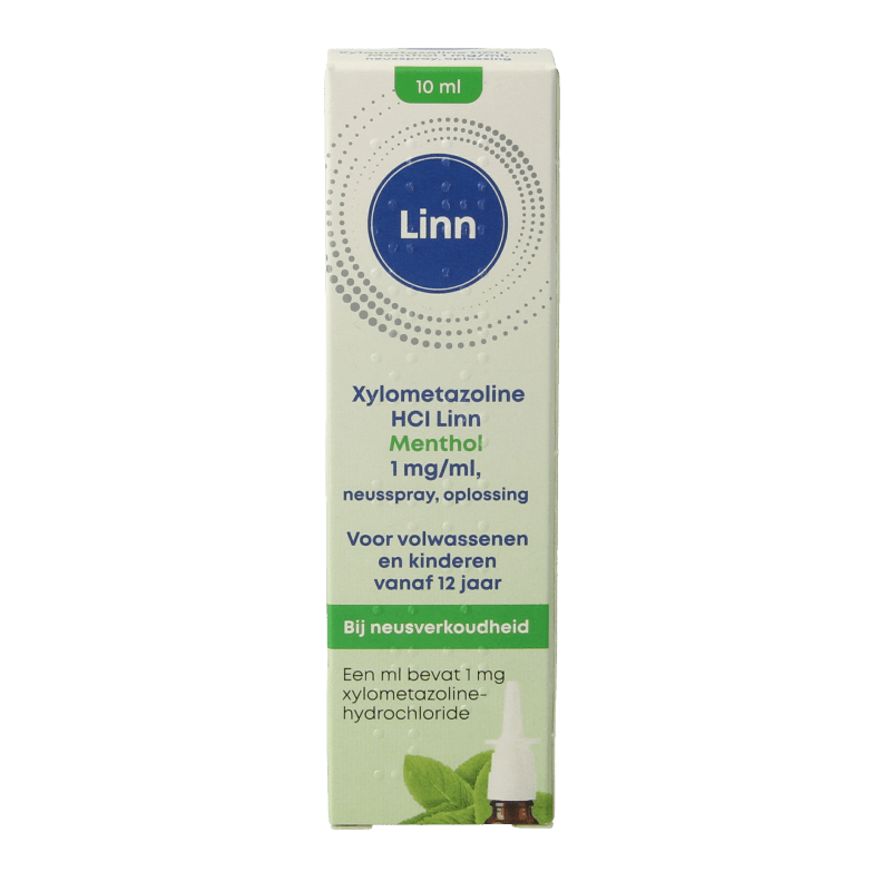 Linn Neusspray xylometazoline/menthol 1mg 10 Milliliter - DrogistWereld
